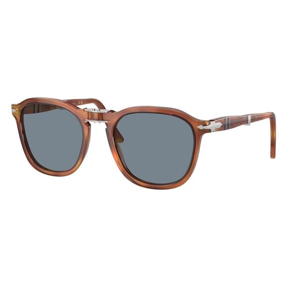 New PERSOL Brown Square PO3345S 96/56 Sunglasses Women - Picture 1 of 6